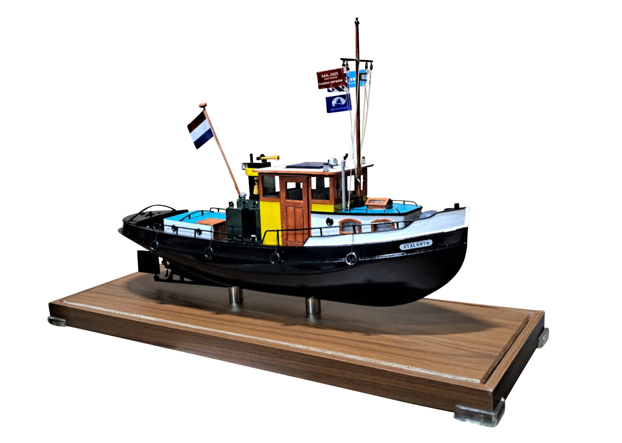 Handcrafted ship model