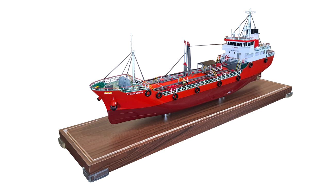 Handcrafted ship model